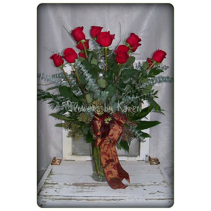 Long Stem Red Rose Bouquet