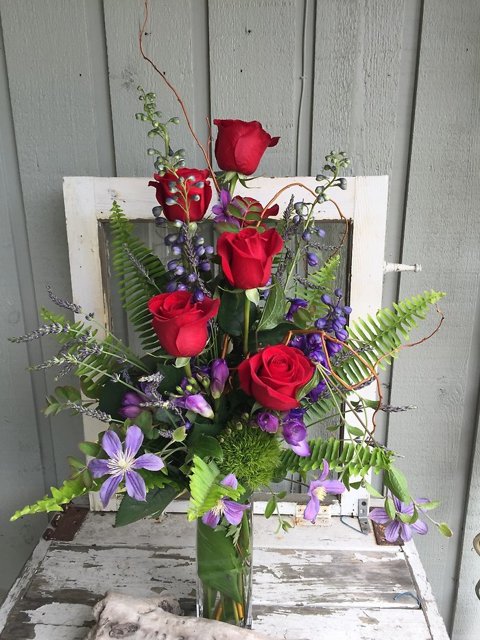 6 Red Roses