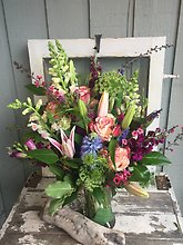 Lily and Rose Garden Arrangement