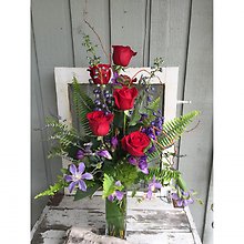 6 Red Rose Arrangement